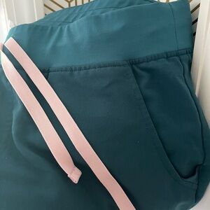 Figs Technical Collection Teal Pants